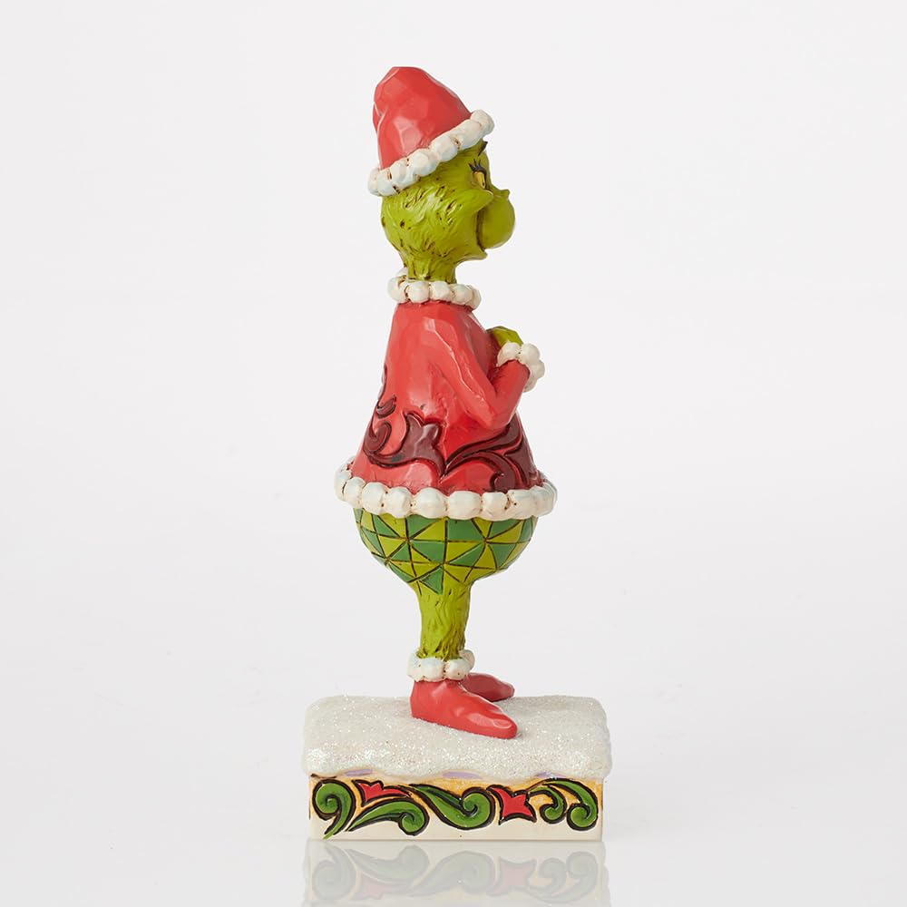 Jim Shore Enesco 6012701 Happy Grinch Figur 16,5 cm