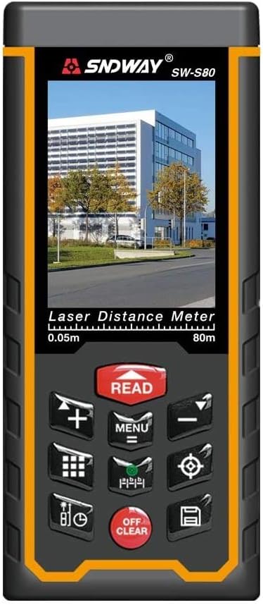 SndwaySW-S80 Camera Digital Laser Rangefinder 80M Distance Meter Tape Measure Area Volume Diastimeter