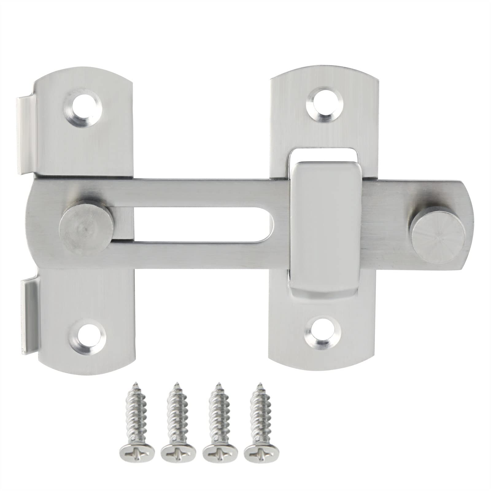 Nvsfzgiyg Nero Door Lock Slide Gate Latch Tiny Bolt Stainless Steel For Wooden Garden Shed Locks 1Pcs(Nero)