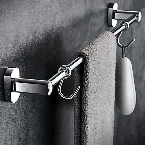 Porte-serviettes pour salle de bain à double barre et séchage rapide 60cm