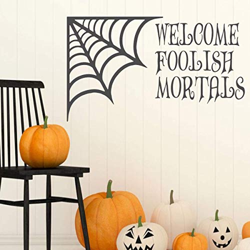 Decoración Halloween Vinilo 'Welcome Foolish Mortals' miniatura 5