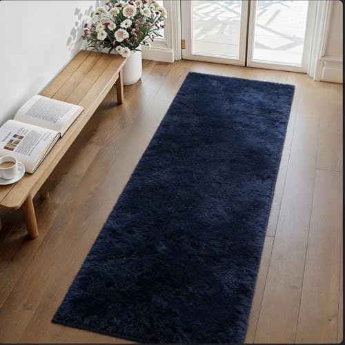 Tapete corredor shaggy ultra suave 2x4 pies miniatura 3