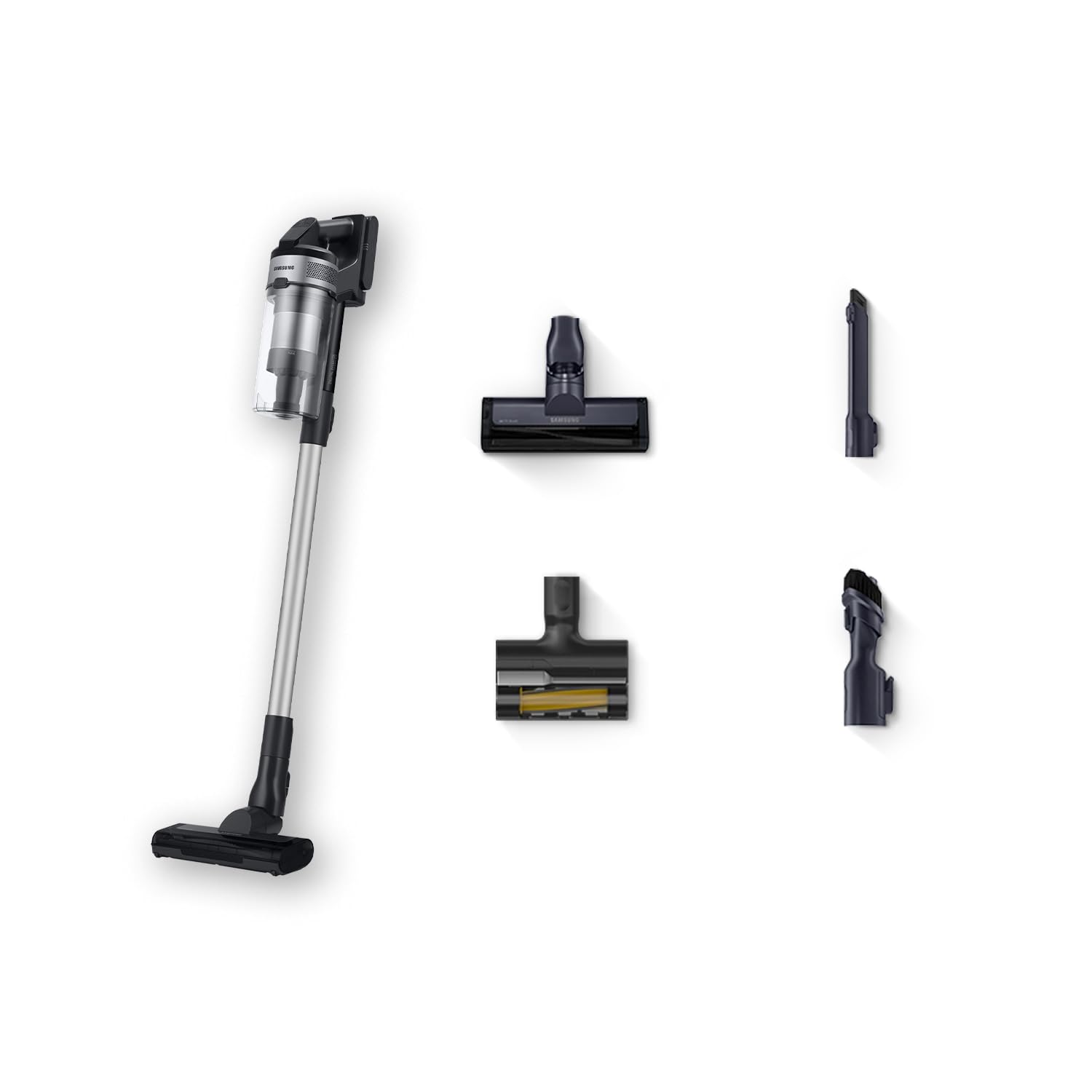 Samsung Escoba eléctrica VS15A60AGR5/​WA Jet 65 Pet, Potencia 150 W, aspiradora inalámbrica, hasta 40 min de autonomía