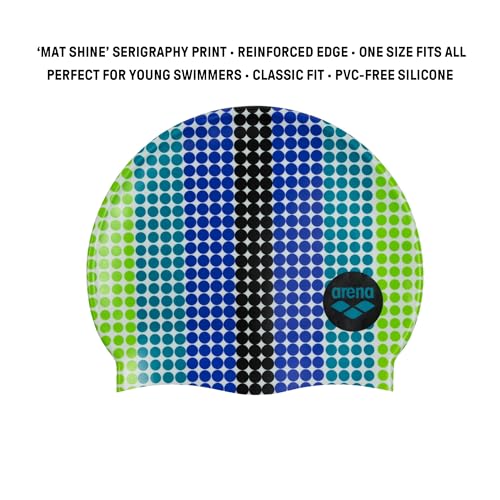 Image of Arena Classic Junior Silicone Unisex Swim Cap for Girls and Boys Comfortable Durable Kids' Pool Bathing Cap