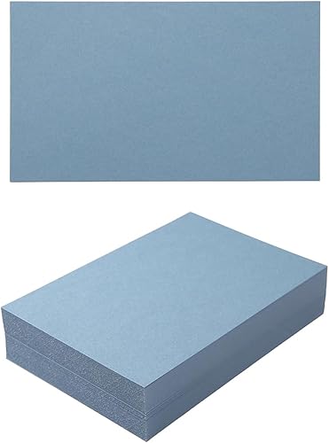 Miniatura 27 de Paquete de 100 tarjetas de papel grueso en blanco para invitaciones, tarjetas de felicitación, postales, fotos, papel grueso de 250 GSM