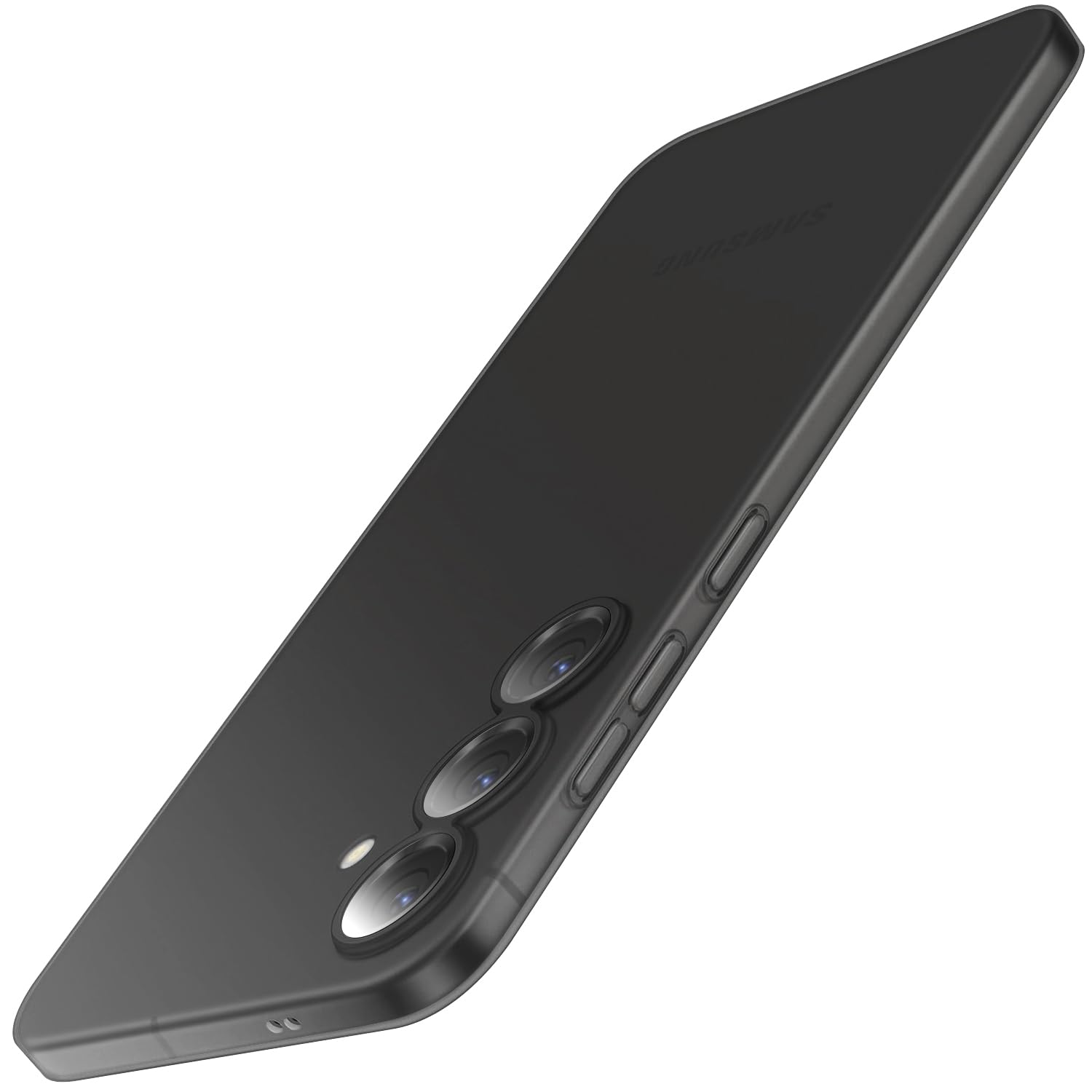 X-level for Samsung Galaxy S25 Case, Extra Slim 0.3 mm Thin Translucent Matte Finish Anti-Scratch and Fingerprint Resistant Cover for Samsung S25, Trans-Black