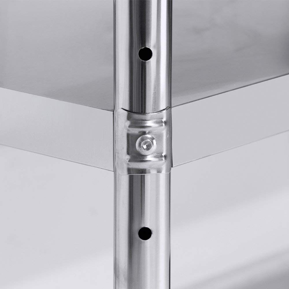 Grille de Four à Micro-Ondes, grilles de Cuisine à 3 Niveaux, Support de Rangement en Acier Inoxydable pour boulangers, très résistant, capacité de Charge exceptionnelle, 70 cm de Long, 50