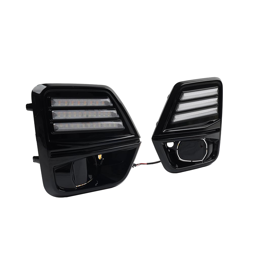 Cnfang4 Fog Lamp Turn Signal Daytime Running Lights 1 Pair for Chevrolet Colorado 2023-24 ABS