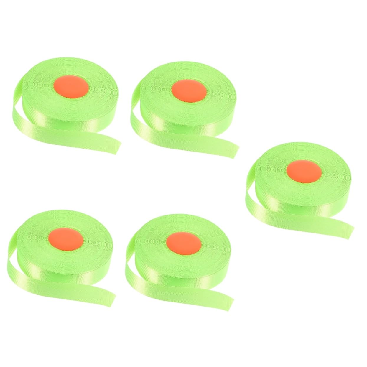ULTECHNOVO 5rollos Cinta De Fluorescente No Para Señalización De y Delimitación De Áreas Seguridad Exteriores