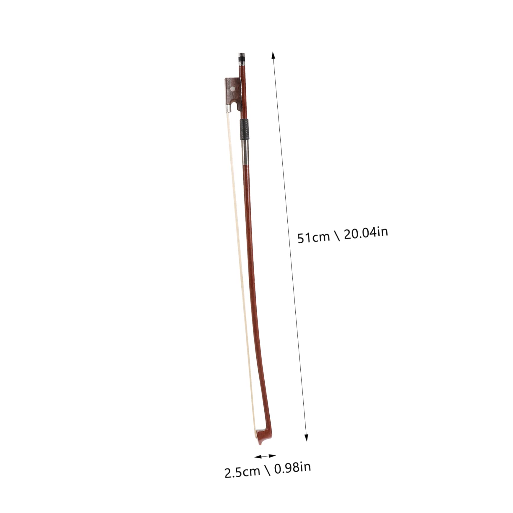 BESPORTBLE Viola Hair Student Violin Bow Red Sandalwood Material Violin Accessory