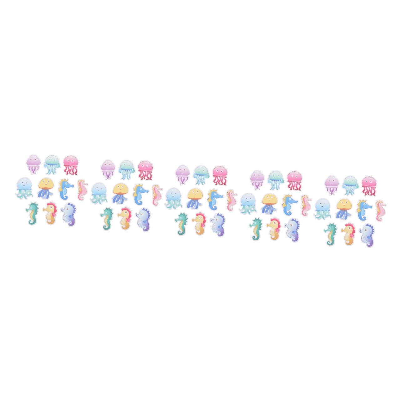 PRETYZOOM 50 Uds Pegatinas Antideslizantes De Dibujos Animados para El Suelo De La Bañera Pegatinas Antideslizantes para El Suelo De La Ducha Pegatinas Antideslizantes para La Bañera