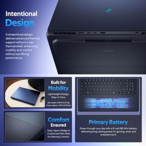Image of Alienware 16 Aurora RTX 5060 Intel Core 7 240H Gaming Laptop, 32GB DDR5 1TB