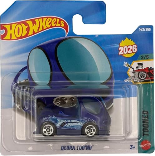 Hot Wheels Deora Too'nd 1:64 Modelo Metálico Azul miniatura 1