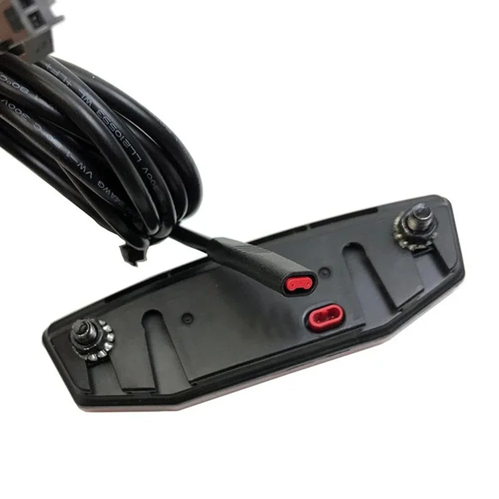 Luces para Bicicleta Eléctrica de 6-60 V, Luz Delantera y Trasera, Transmisor de Velocidad, Cable de 180 cm para Lámpara de Bicicleta con Motor de Transmisión Media Tsdz2