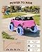 First Ride On 24V Ride on Toys for Big Kids, Licensed Ford Bronco Base 2 Seater Ride on Car with Remote Control, Girl Ride on Truck w/Seat Belts, 3 Speeds, Spring Suspension and Bluetooth (Pink)