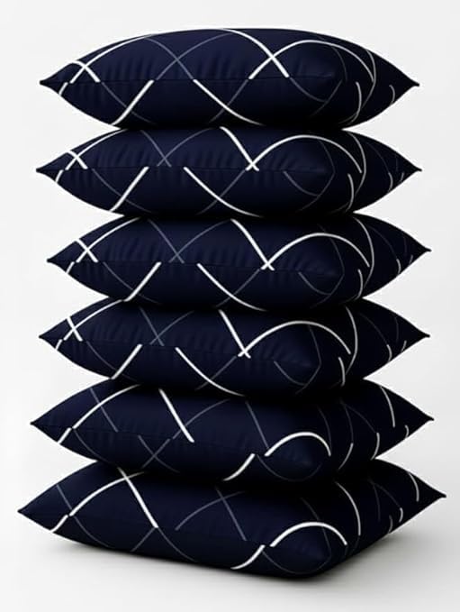 Image of Microfiber Pillows Set 2, Soft Adjustable Pillow for Sleeping - 16 x 24 Inches -Blue (2, Blue, King (U.K. Standard S0-2 (Blue, King (U.K. Standard), Pack of 6)