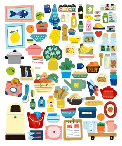 Mein großes Sticker-Spielhaus: Aufstellen, stickern und losspielen | Innovative Kombination aus Puppenhaus & Stickerbuch, mit 300 Aufklebern