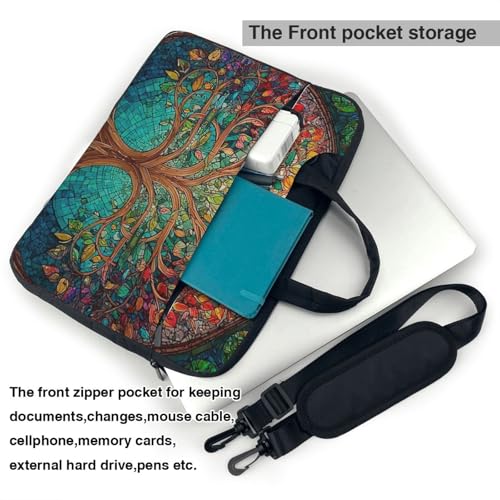 Bolsa para portátil impermeable Art Tree Life 14 pulgadas miniatura 6