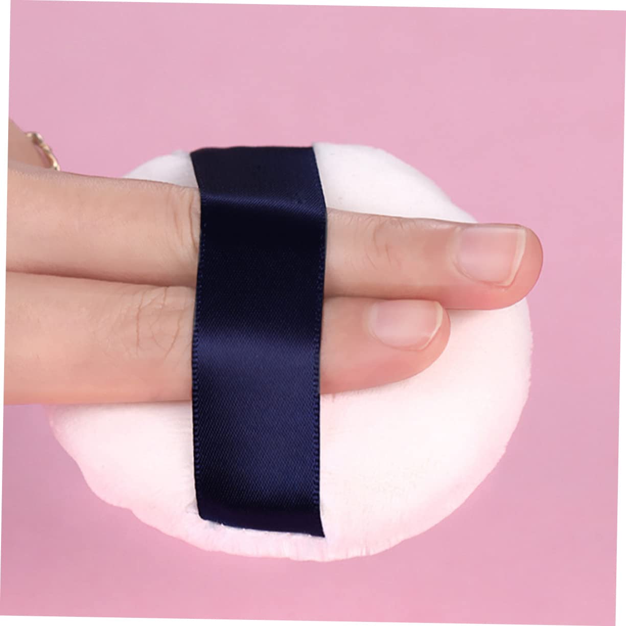 LIFKOME 2Pcs Loose Powder Puff Round Cosmetic for Smooth Foundation Application for Home Salon and Travel Use Gentle Skin Effortless and Quick Makeup
