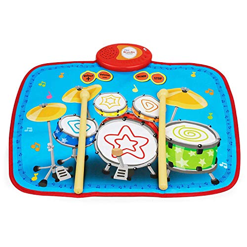 Bambiya Electronic Drum Pad Machine for Kids - Touch-Sensitive Toy Electronic Drum Set