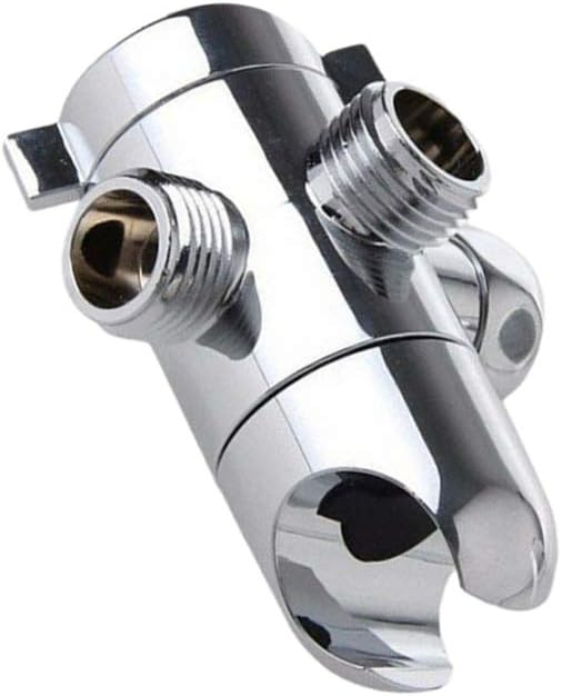 Faucet Three-way Diverter Stainless Steel Shower Diverter Valve 1pc Universal Shower Water Divider Base for Bathroom