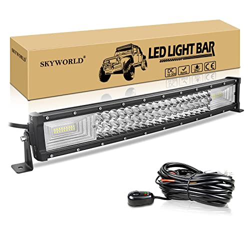 Faro LED 22 pulgadas para rutas off road en coche 4x4 y conducción agrícola