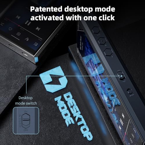 Image of FiiO M23 Hi-Res MP3 Music Player Android 10 Snapdragon 660 with AK4191EQ+AK4499EX, 5.5inch, Lossless DSD /MQA, 5G WiFi /Apple Music /Tidal /Amazon Music 4.4mm 3.5mm /4.4mm (Dark Blue(Aluminum Alloy))