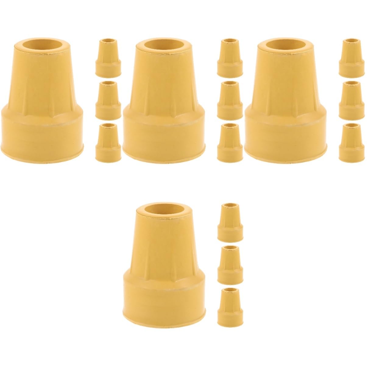 VALICLUD 4 Ensembles Canne Embouts Antidérapants Pour Bâtons De Protection Pour Cannes Accessoires De Trekking Randonnée 4 Pièces * 4
