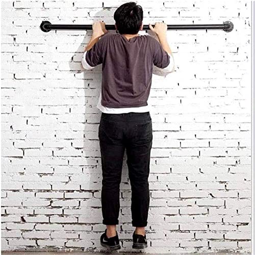 Rampe d'escalier noire réglable en fer durable de 120 cm - 7
