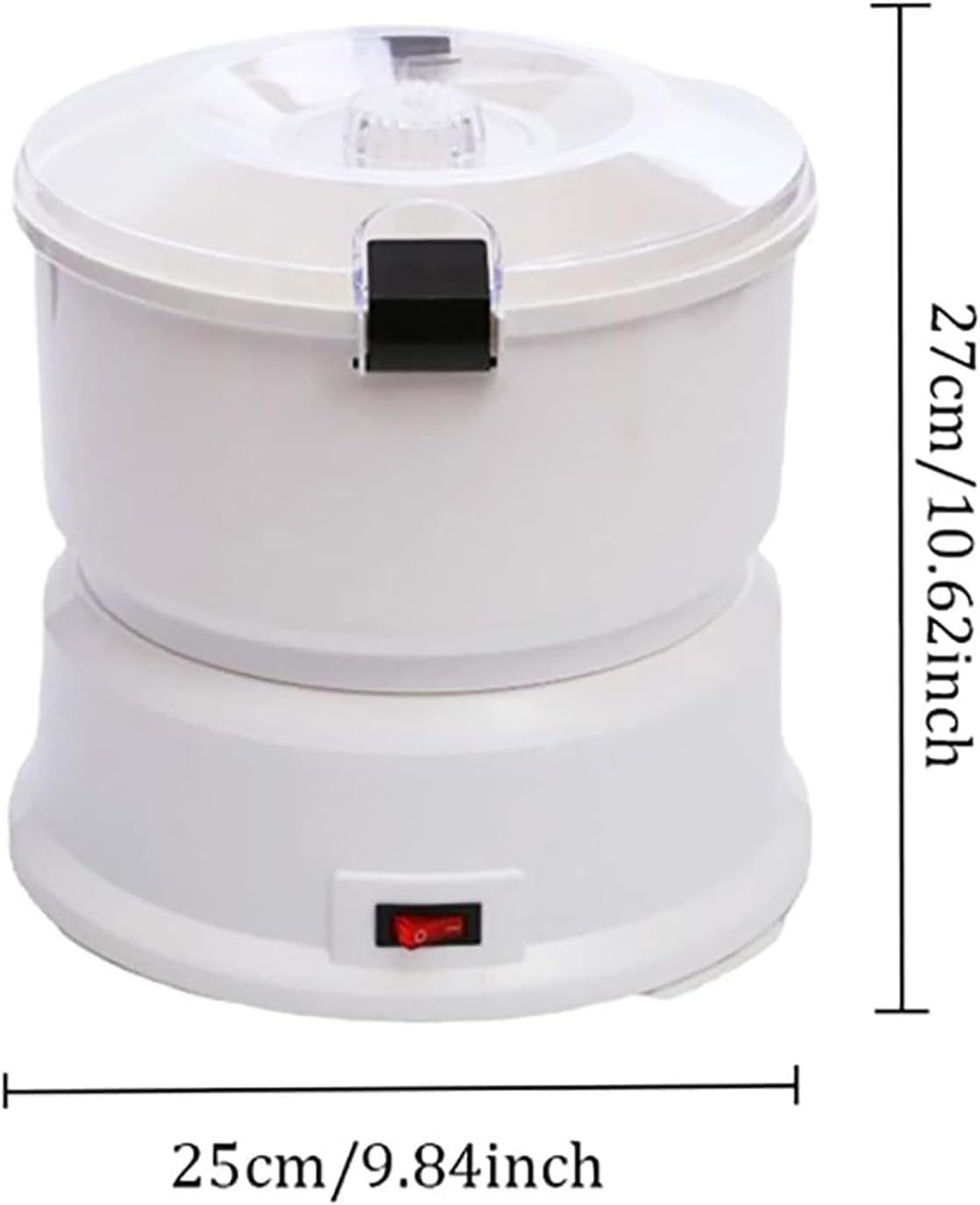 Sbucciapatate elettrico – Multifunzionale da tavolo Rumbler pelapatate e essiccatore automatico di verdure, capacità 1 kg
