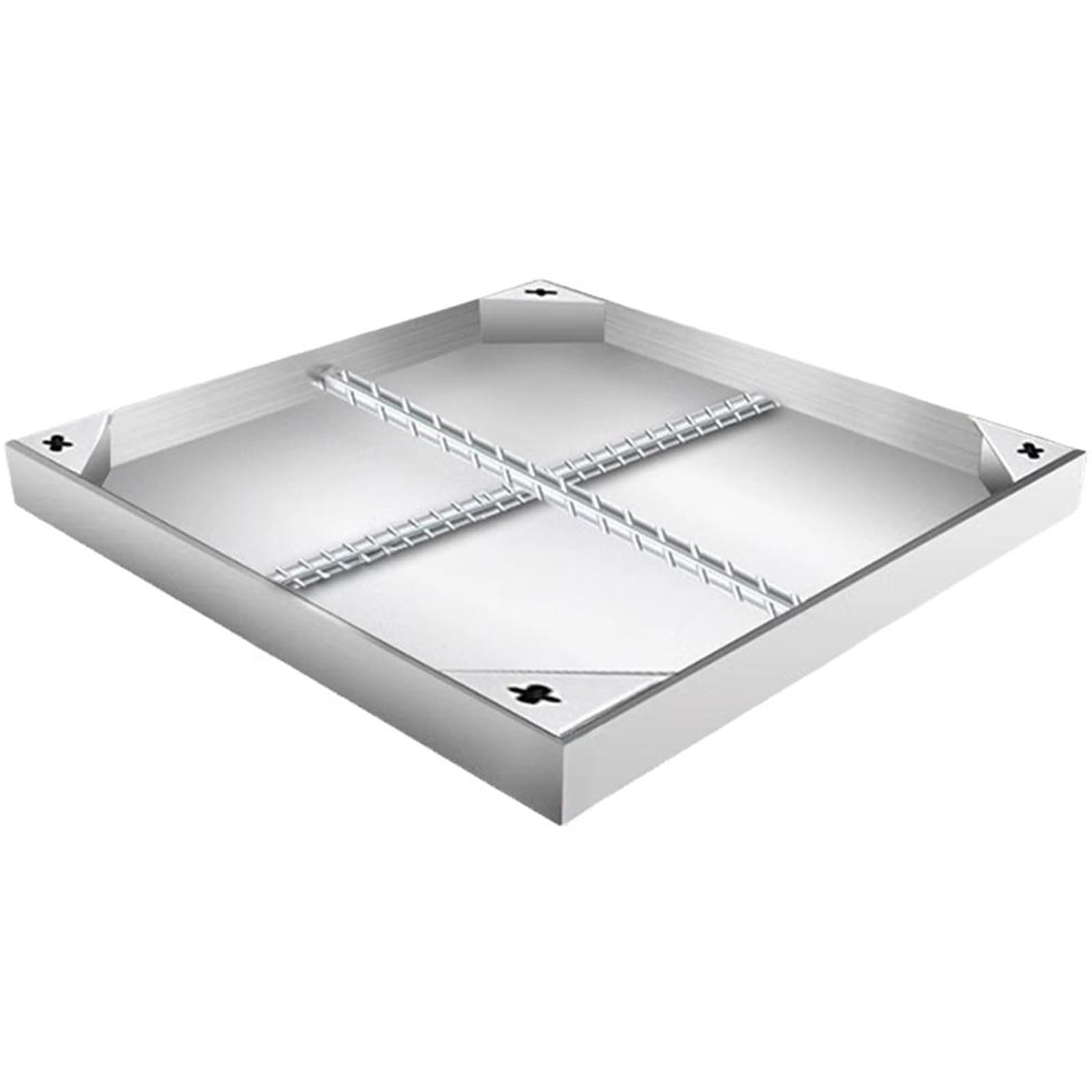 Plaque de drainage invisible pour fosse septique de cour
