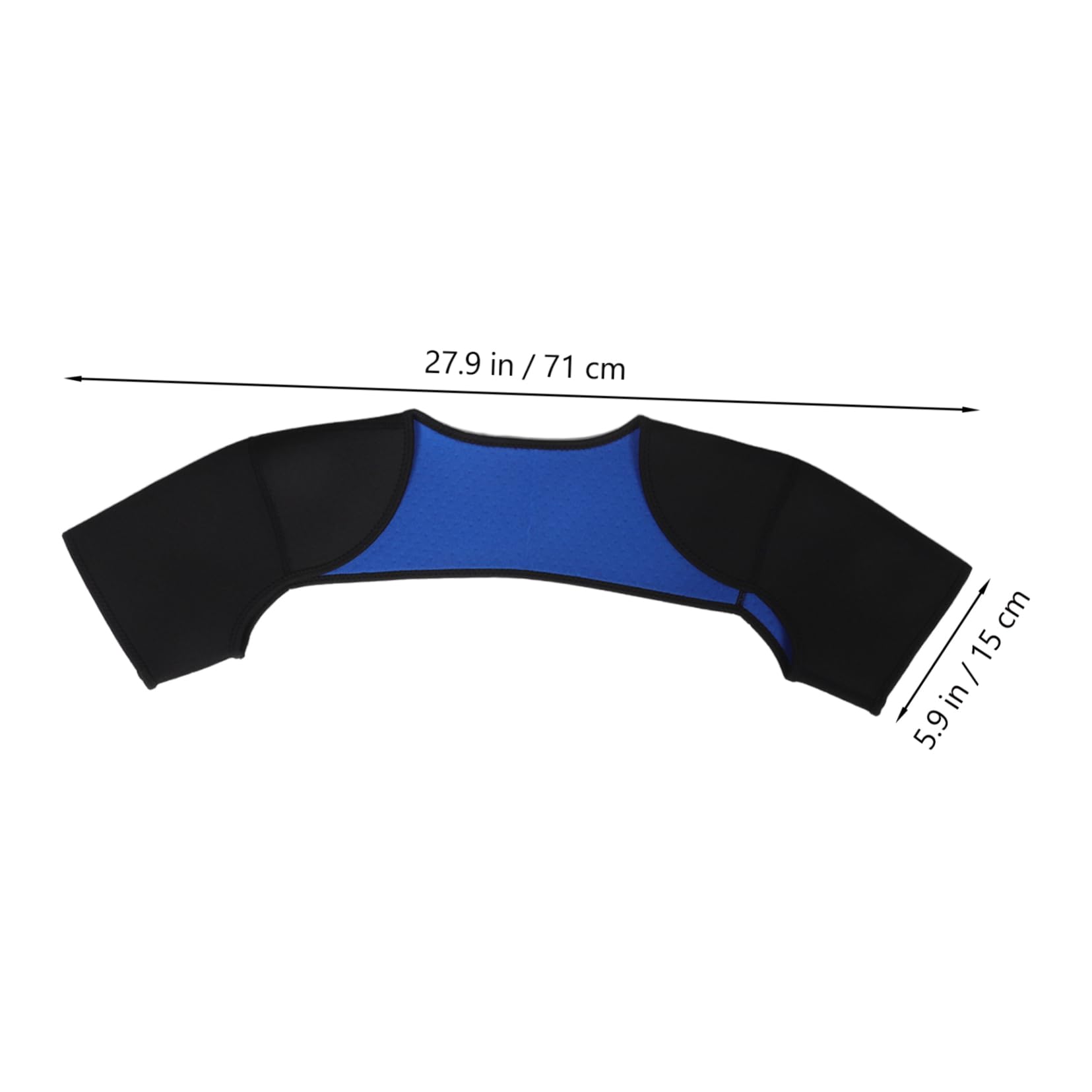 JOINPAYA 2pcs Double Shoulder Support Wrap for Sports and Sleeping Unisex Design for Comfortable Protection and Warming Sports Safety Gear for Athletes