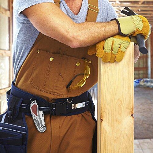 Fc Folding Heavy Duty Utility Knife - Pocket Box Cutter With Holster, Quick Change Blades, Razor Sharp, Lockback Design, Lightweight Aluminum Body & Wood Trim #TOP6