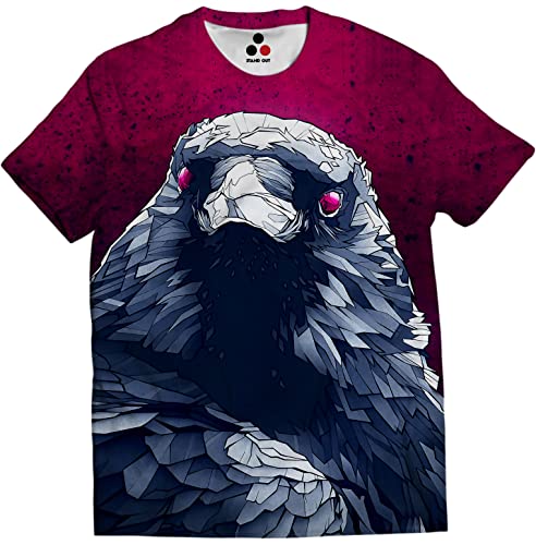 Image of STAND OUT All Over Printed Psychelic Trippy Animal T-Shirts