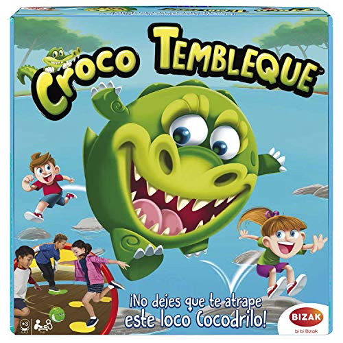 Bizak Croco Tembleque Juego emocionante, activo y divertido. No dejes que te atrape el cocodrilo .Gran espacio de juego.