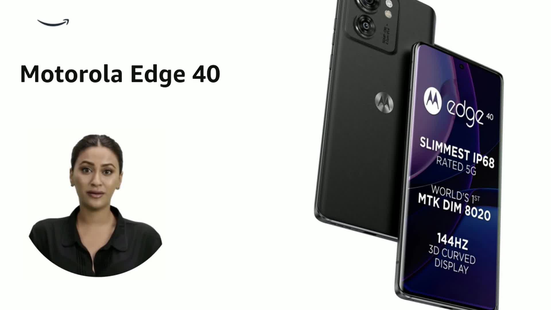 Motorola Edge 40 (Eclipse Black, 8GB RAM, 256GB Storage