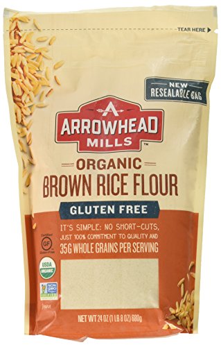 Arrowhead Mills Organic Gluten-Free Brown Rice Flour, 24 oz