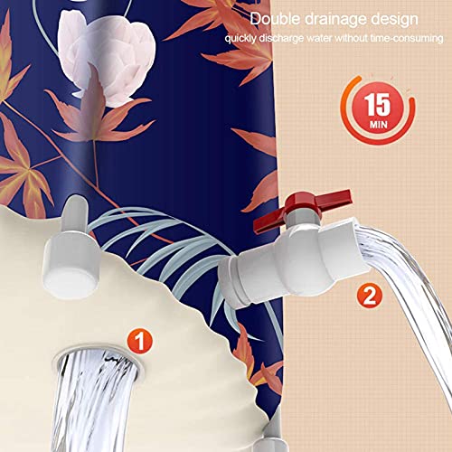 Draagbare Badkuip Opvouwbaar Bad Ligbad Makkelijk Te Installeren, Milieuvriendelijk Bad Badkamer Spa - Image 8