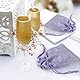 Naler 24 x Jutesäckchen Flieder Jute Beutel für Adventskalender Stoffbeutel Natur Säckchen Geschenksäckchen - 10 x 14 cm