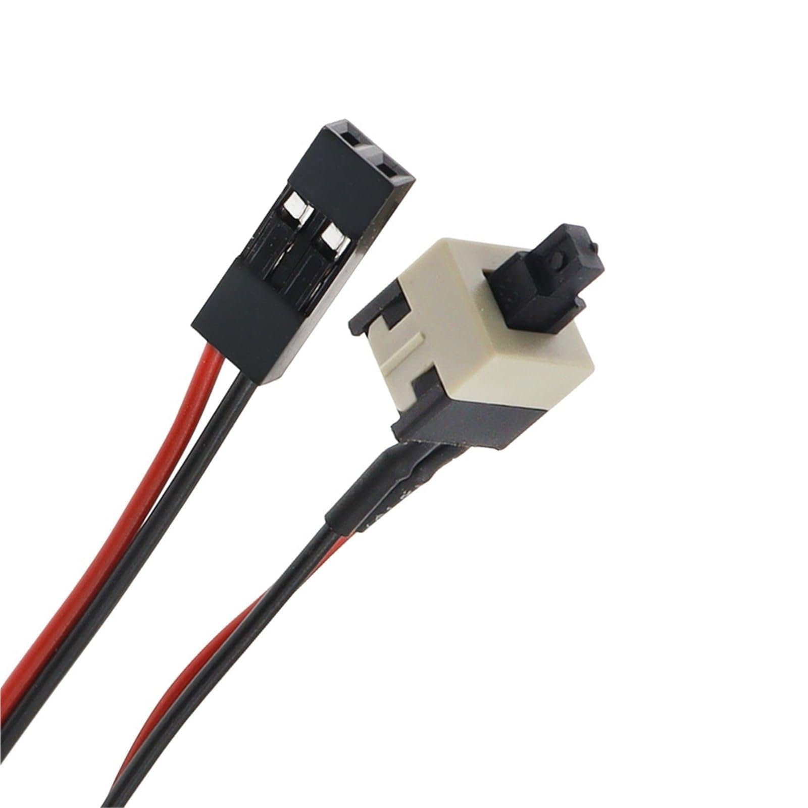 Bouton de réinitialisation PC rouge et noir pour déporter vos commandes sur bureau - 6