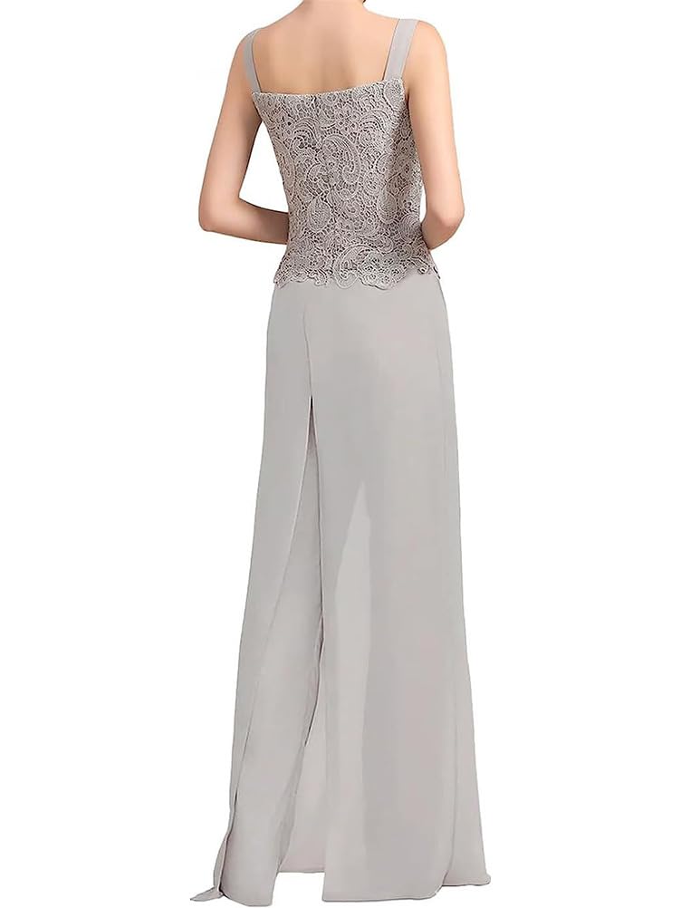 shownicer Hosenanzug Damen Festlich Hochzeit Hosenanzug 3-Teiliges Set Chiffon Hosenanzüge Große Größen Brautmutter Anzug Abendanzug Sets
