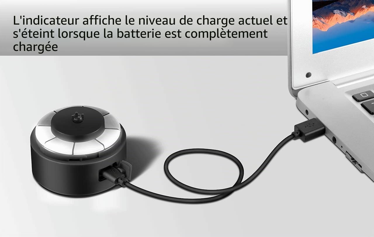 VOLTRX électrique Protéine Shaker, portable Vortex mélangeur, shaker tasse rechargeable par USB pour boissons protéinées, fabriqué avec Tritan, sans BPA, 600 ml