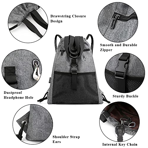 Peicees Drawstring Backpack Drawstring Sport Backpack Gym Bags For Men And Women #TOP1