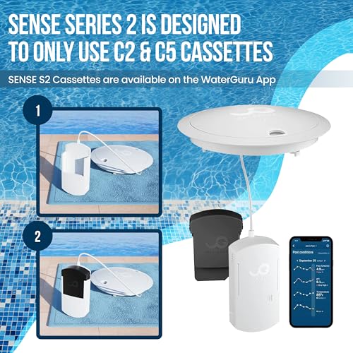 Watergurusenses2smartwatermonitor247remotepoolspawatertestandanalysisforfivechemicalparameterspumpflowtemperaturewithsenses2c5cassettefloatringsmartsensor Urban Country Home Decor Water guru sense s2 smart water monitor247 remote pool spa water test and analysis for five chemical parameters pump flow temperature with sense s2 c5 cassette float ring smart sensor urban country home decor