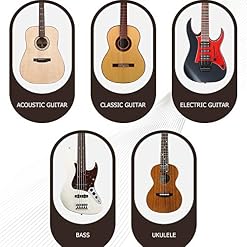 Sangle de Guitare avec Extrémités en Cuir 5.0 sangle de guitare en toile double couche réglable longueur 95-155 cm pour… - Les Beatles, Paul McCartney, John Lennon, RIngo Starr, George Harrison Sangle de Guitare avec Extrémités en Cuir 5.0 sangle de guitare en toile double couche réglable longueur 95-155 cm pour… – Image 5
