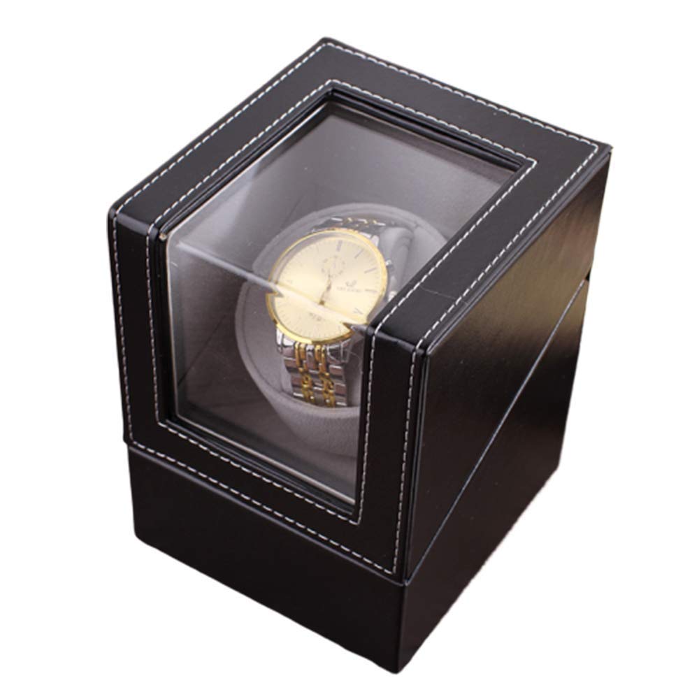 WMYYZYQ watch winder,automatic watch winder pu leather pillow long lasting durability silent motor watch winders watch shaker box