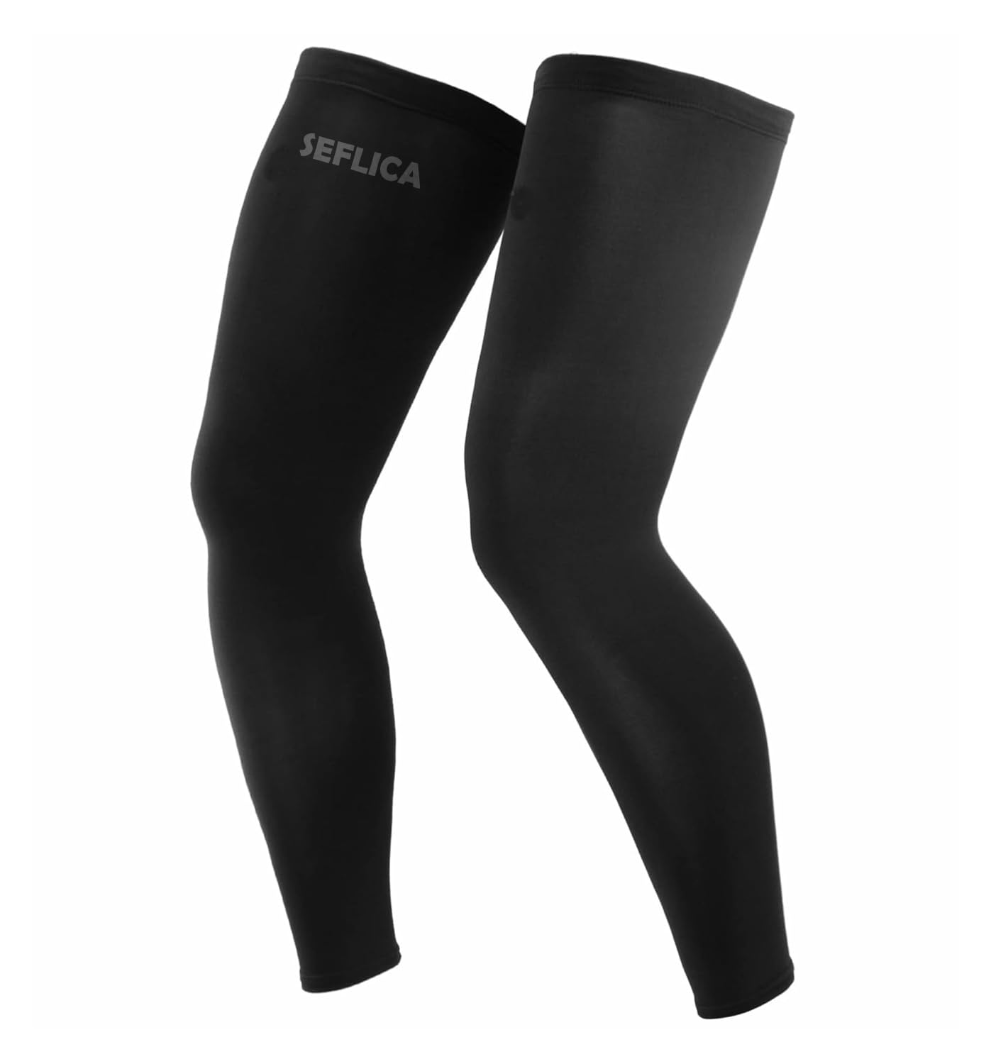 V.E Leg Sleeves Unisex Sports Compression Sun Protection Thigh Non-Slip UPF Cooling Full Length Cycling Riding Golf Football Running Winter