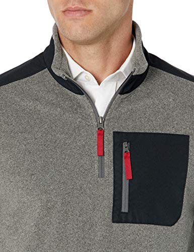 Image of Amazon Essentials Men's Quarter-Zip Polar Fleece Jacket - Discontinued Colors