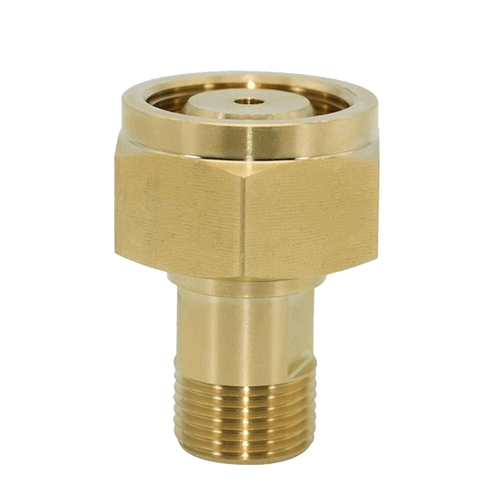Hzbb G520b200 Multipurpose Acetylene Regulator Connectors Cga520 To Cga 200 Sturdy Brass Materials For Efficient Welding Brass Fitting For Welders