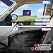 ZATOOTO Static Cling Car Sun Shade for Side Window & Windshield, 4 Pack Expandable Window Shade Sun Blocker Car Windshield Sunshade｜Reinforced Frame｜Anti-Glare｜(2 Pack, 9.84*7 in & 2 Pack, 15.7*7 in)